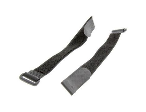 Opaska kablowa z rzepem Czarny, 310mm 20 mm RS PRO Taśma