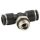 Adapter gwintowany teowy typu gwint – rura, 20 barów
