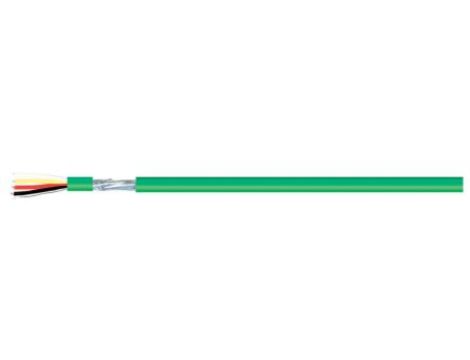 Kabel magistrali, dł. 100m, Ø 6mm 2-rdzeniowy Ekranowany, izolacja Polichlorek winylu PVC