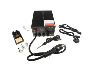 Stacja lutownicza, 2-wyjściowa, 220 → 240V, Typ F — wtyczka Schuko, typ G — brytyjski 3-stykowy, RS PRO +480C