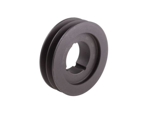 Krążek, śr. całkowita: 130.5mm, śr. otworu: 42mm, l. rowków: 2, Żeliwo, stal