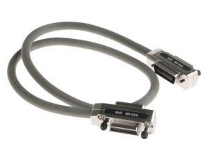 Kabel równoległy, 1m, Przewód przedłużający, równoległy, Szary, Aluminium/mylar