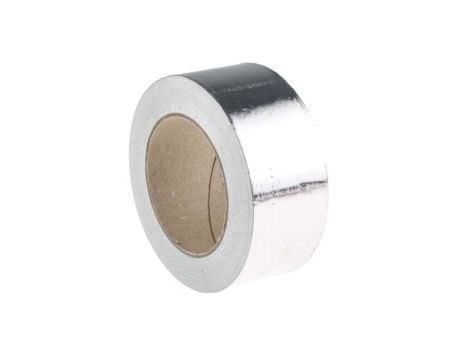 Taśma metalizowana, 0.07mm x 50mm x 45m, 3,6 N/cm, RS PRO