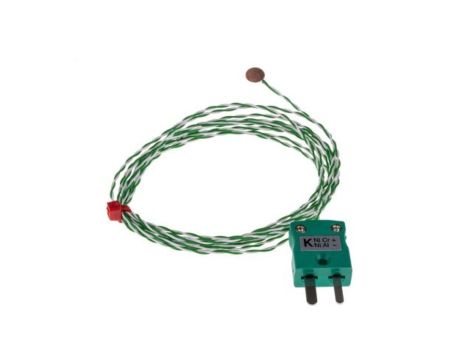 Termopara typ K do +200C 2m kabel 2m, Miedziane IEC