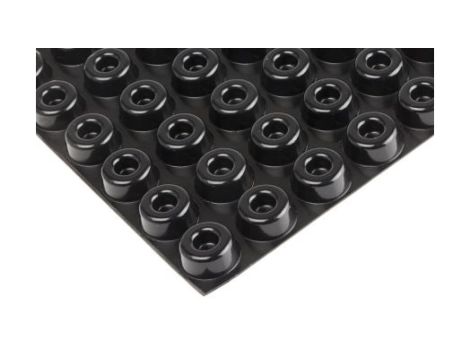 Nóżki antywibracyjne, 22.3mm, Okrągła