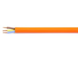 Kabel CR1/C1 3 Core Poliolefina Sheath Pomarańczowy 10.2mm od , 300 V, 500 V