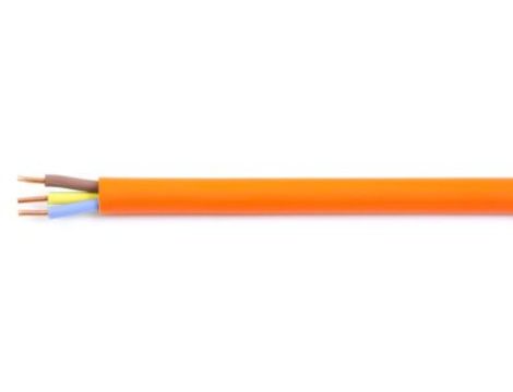 Kabel CR1/C1 3 Core Poliolefina Sheath Pomarańczowy 10.2mm od , 300 V, 500 V