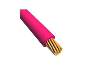 Kabel trzynormowy, dł. 100m 1 mm, 17 A, 1 kV DC, 600 V AC, Maks. +105C Różowy Zgodność z trzema normami, RS PRO