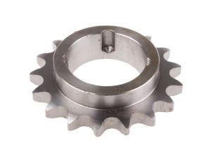 Koło łańcuchowe drabinkowe, 17 zębów, 12B-1, Nakrętka stożkowa, śr toczna: 103.67mm, Stal