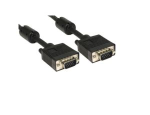 Zespół cyfrowych kabli wideo i monitorowych 30m Męskie złącze VGA/SVGA to Męskie złącze VGA/SVGA Czarny