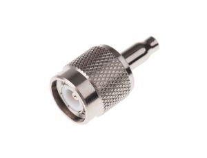 Złącze koncentryczne, 50, Męski, Połączenie zagniatane, Montaż na kablu