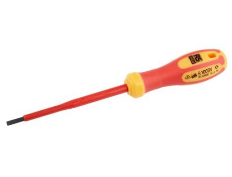 Wkrętak izolowany dla elektryka, grot Płaska 100 mm RS PRO