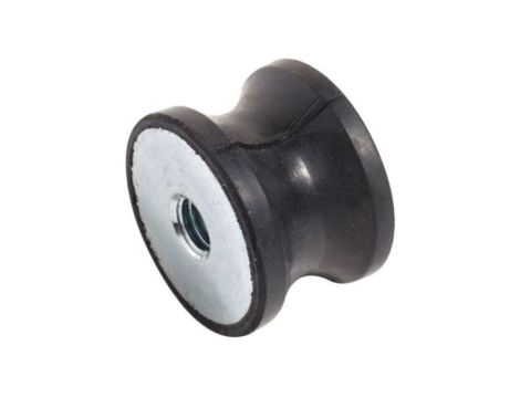 Nóżka z gwintem, M10, Ø 40mm, materiał: Guma naturalna 60Shore A, RS PRO