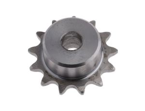 Koło łańcuchowe drabinkowe, 12 zębów, Pilot, śr otworu: 8mm, śr toczna: 30.91mm, Stal