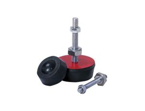 Mocowanie antywibracyjne, M10, Ø 60mm, H 25mm, 50-120, materiał: Guma naturalna 65 Shore A, RS PRO