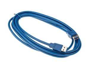 Przedłużacz USB, dł. 3m, kolor: Niebieski