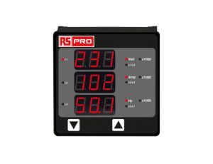 Cyfrowy miernik panelowy wielofunkcyjny, 5 (Current) A, 500 (AC RMS Input Voltage) V, 500 (Secondary Input Voltage) V,