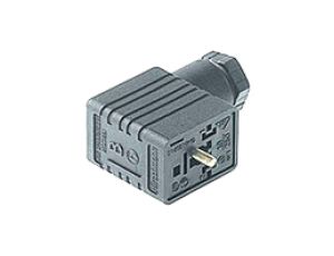 Gniazdo kablowe zaworowe przyłączeniowe typ B zgodnie z przemysłowym standardem 2 + PE PG9 GM 209 NJ grau