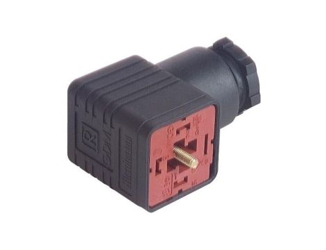 Złącze zaworowe przyłączeniowe do gniazda kabla typ A 4-pinowe 250 V GDM 3012 J UM SCHWARZ