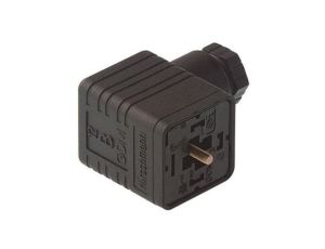 Złącze zaworowe przyłączeniowe do gniazda kabla typ A 4-pinowe 250 V GDM 3011 J schwarz