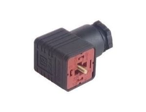 Złącze zaworowe przyłączeniowe do gniazda kabla typ A 4-pinowe 250 V GDM 3009 J schwarz