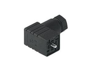 Gniazdo kablowe zaworowe przyłączeniowe z centralną śrubą M3x28 2 + PE PG 7 tłumik kablowy GDS 207 schwarz