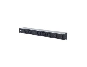 Listwa zasilająca Rack 1U 110-250V/16A 8X C19 kabel 2M 163613