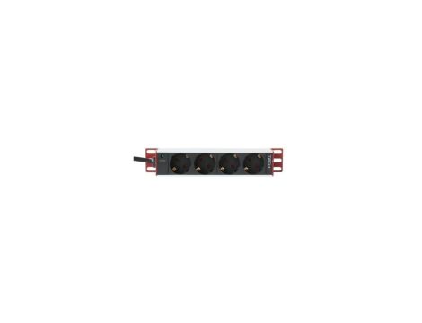 Listwa zasilająca do szaf Rack 10 , 1U, 4x gniazdo Schuko