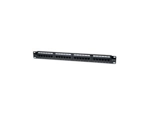 Panel Krosowy PatchPanel 1U Rack 19 UTP 24x RJ45 Cat5e