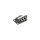Patch panel STP Cat6a 24 porty, 1U, czarny