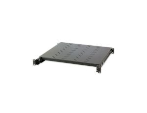 Półka 1U 415mm rack 19, wysuwana 430-665mm, czarna