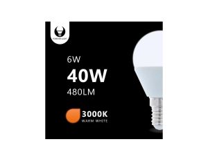 Żarówka LED E14 G45 6W 3000K 480lm Forever Light RTV003452