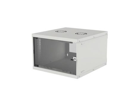 Szafka wisząca 6U 540x560 Rack 19, Basic, Flatpack, szara