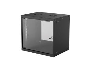 Szafka wisząca 9U 540X400 Rack 19 Basic Flatpack Czarna 714174