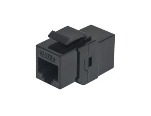 Adapter Łącznik RJ45 UTP Cat5E 8P8C Keystone Czarny 504775