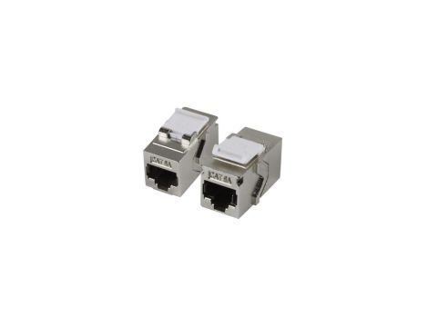 Adapter zatrzaskowy Keystone RJ45 STP, Cat.6A