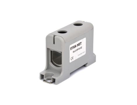Złączka szynowa gwintowa al/cu 95mm2 szara WLZ-35P/95SZ