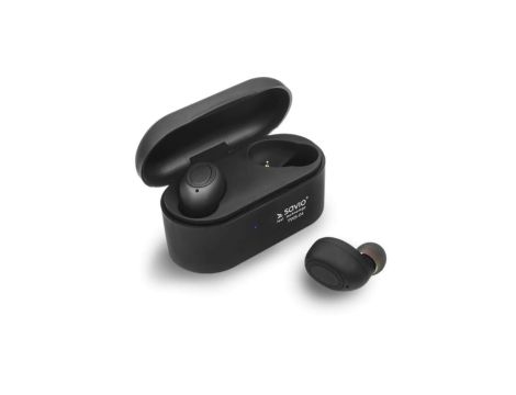 Słuchawki SAVIO TWS-04 (bluetooth bezprzewodowe, Bluetooth z wbudowanym mikrofonem kolor czarny