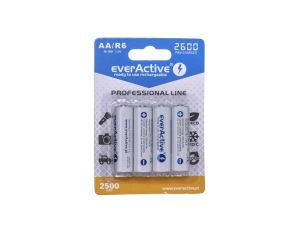 Zestaw akumulatorków everActive Professional line EVHRL6-2600 (2600mAh Ni-MH)