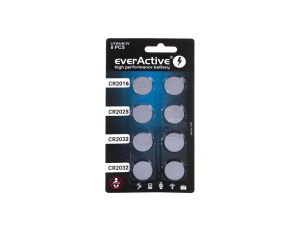 EVERACTIVE ZESTAW BATERII LITOWYCH, 4X CR2032 2X CR2025 2X CR2016 CRMIX8BL