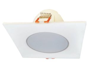 Oprawa downlight LED 8W 560lm 3000K/ciepła IP65/20 kwadratowy do wbudowania biały LED BONO-S WHITE 8W WW GXLL040