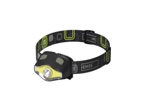Latarka czołowa LED COB 3W + LED 3W 220 lm 100m 3 AAA P3536