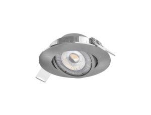 Oczko LED Exclusive 5W ciepła biel srebrny ZD3221
