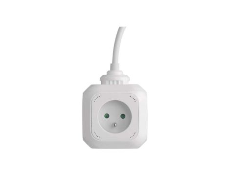 Przedłużacz kostka 4 gniazda 2 USB 19m FRENCH P04119U