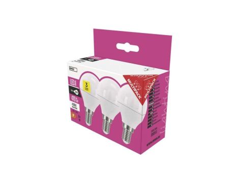 Żarówka LED Classic mini globe 6W E14 neutralna biel 3PK ZQ1221.3 /3szt./