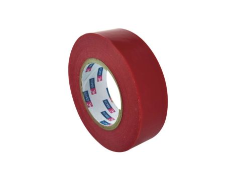 Taśma izolacyjna PVC 19mm / 20m czerwona F61923