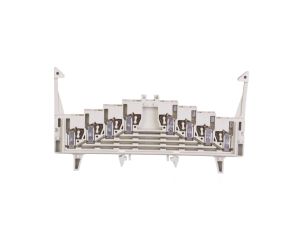 Złączka potencjałowa 4-piętrowa z zatrzaskami jasnoszara 727-227/023-000 /50szt./