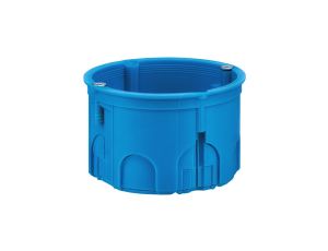 Puszka podtynkowa 40mm głębokości z wkrętami niebieska Z60Kw 34049203