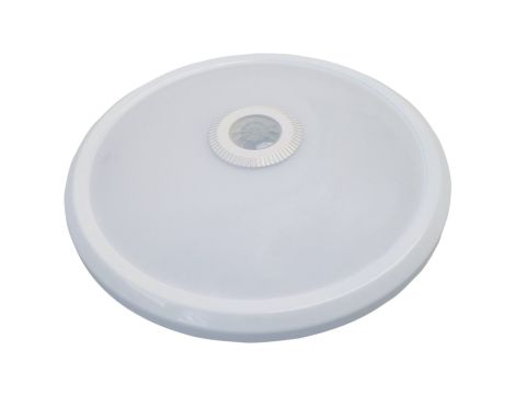 Plafon LED 16W 1150lm 4000K/neutralna IP20 okrągły z czujnikiem ruchu PIR biały LED MANA 16W NW GXPS010