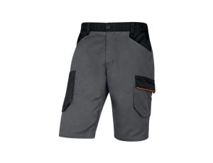 Bermudy robocze Mach2 z poliestru i bawełny szaro pomarańczowe XXL M2BE3 M2BE3GOXX